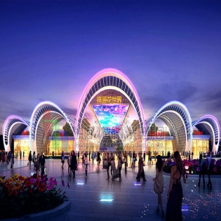 戶(hù)外LED平直天幕顯示屏