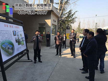 市委領(lǐng)導視察洪海